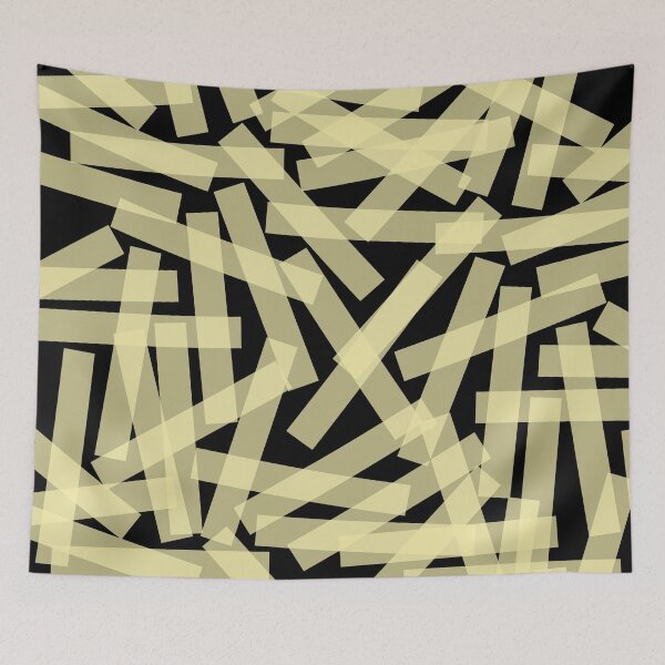 Item preview, Masking Tape Pattern on Black Background designed and sold by kapotka.