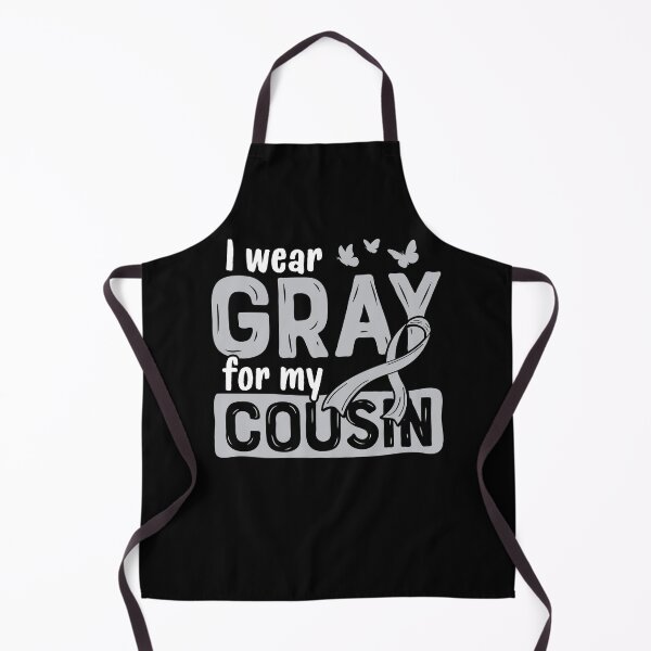Item preview, I Wear Gray for My Cousin Brain Cancer Ribbon designed and sold by lsapparel.