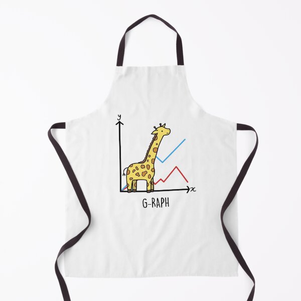 Item preview, Giraffe Graph Animal Puns designed and sold by punnybone.