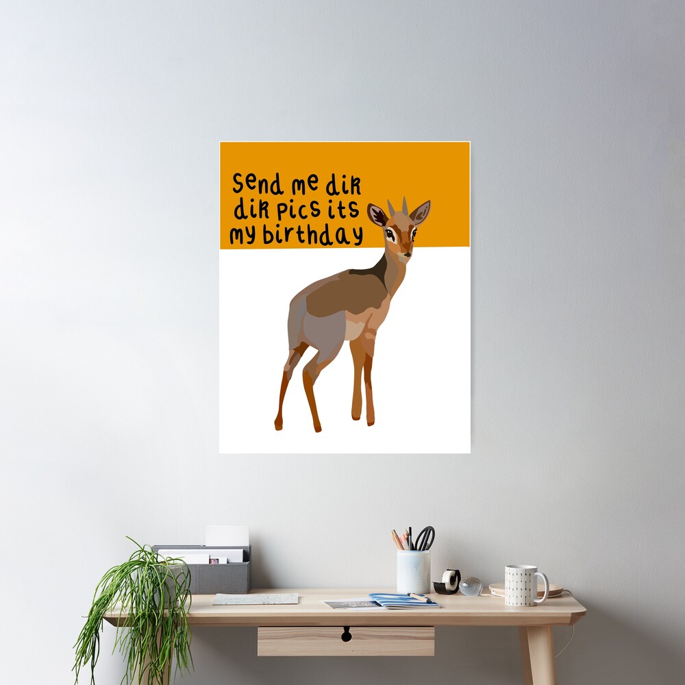 Send me dik dik pics its my birthday | Poster