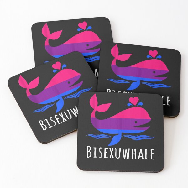 Artikelvorschau, Bisexual Pride Flag Bisexuwhale Funny Bisexual entworfen und verkauft von Lukifo-Caster.