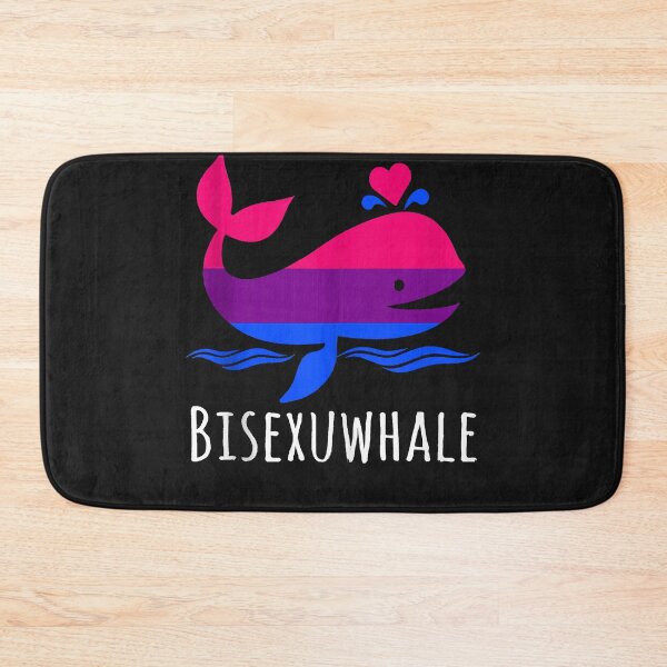 Aperçu de l'œuvre Bisexual Pride Flag Bisexuwhale Funny Bisexual  créée et vendue par Lukifo-Caster.