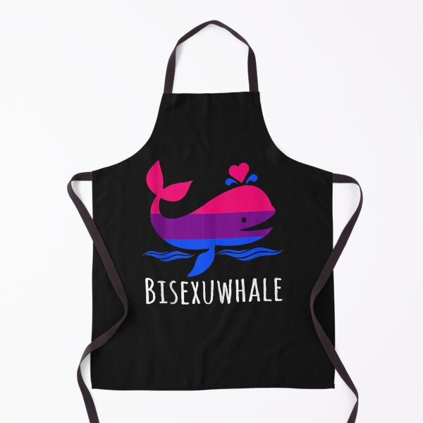 Aperçu de l'œuvre Bisexual Pride Flag Bisexuwhale Funny Bisexual  créée et vendue par Lukifo-Caster.