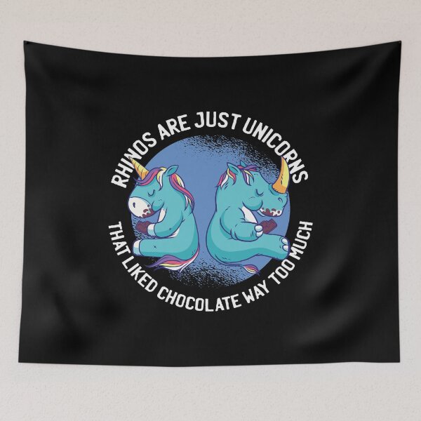Item preview, Unicorn Rhino -  Cute and funny animal tees. designed and sold by PrintPress.