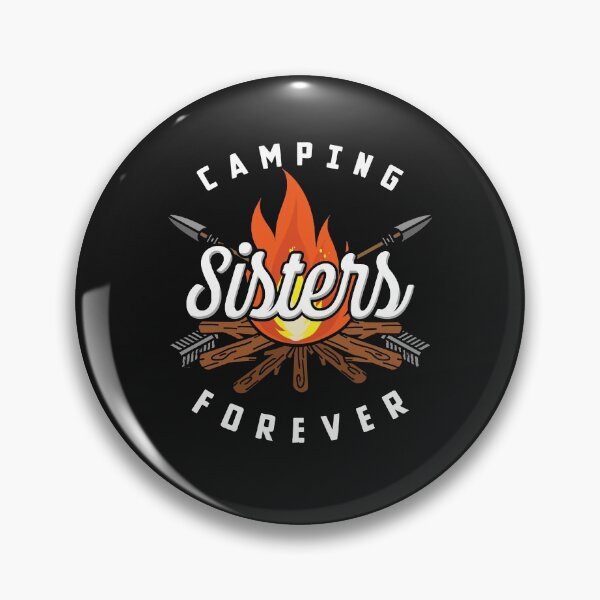 Item preview, Camping_ Camping Sisters Forever Pullover Hoodie designed and sold by Lukifo-Caster.
