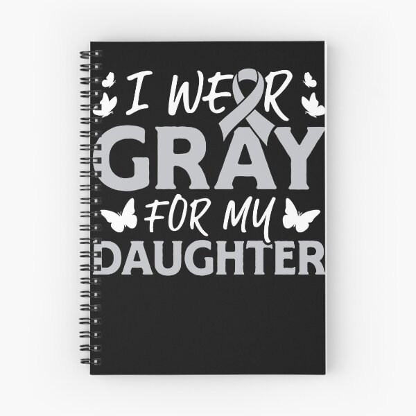 Item preview, I Wear Gray for My Daughter Brain Cancer Ribbon designed and sold by lsapparel.