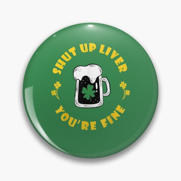 Artikelvorschau, Dark Beer Drinking Saint Patricks Tee, Shut Up Liver Shirt entworfen und verkauft von Lukifo-Caster.