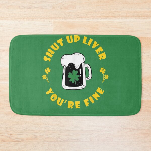 Item preview, Dark Beer Drinking Saint Patricks Tee, Shut Up Liver Shirt designed and sold by Lukifo-Caster.