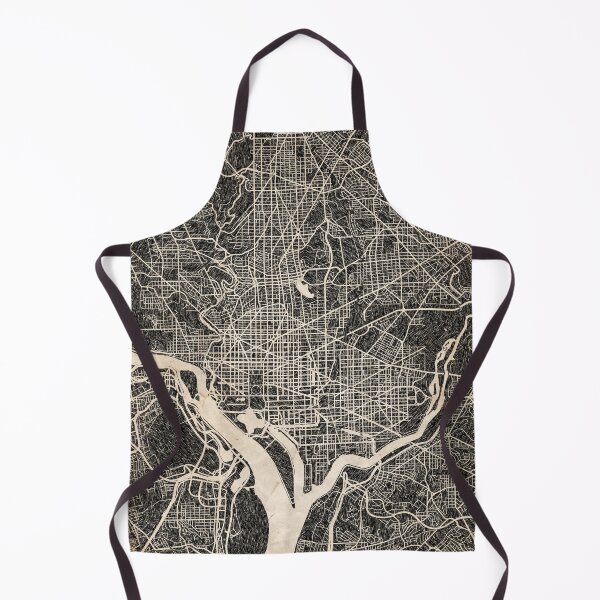 Artikelvorschau, WASHINGTON map District of columbia Ink lines 2 entworfen und verkauft von InkMaps.