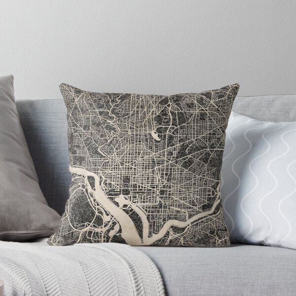 Item preview, WASHINGTON map District of columbia Ink lines designed and sold by InkMaps.