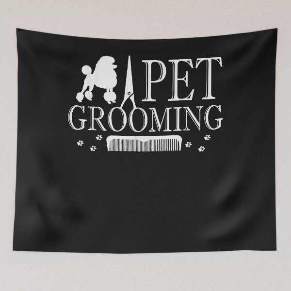 Aperçu de l'œuvre Dog Groomer Shirts for Women Pet Grooming Business Tool Gift créée et vendue par Lukifo-Caster.