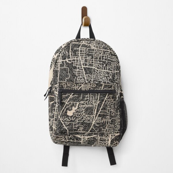Item preview, WESTERVILLE map Ohio Ink lines designed and sold by InkMaps.