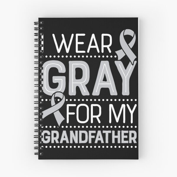 Item preview, Gray for My Grandfather Brain Cancer Ribbon designed and sold by lsapparel.