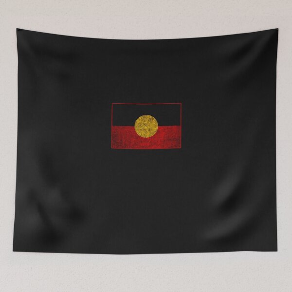 Item preview, Distressed Aboriginal Flag  designed and sold by capheden8147.