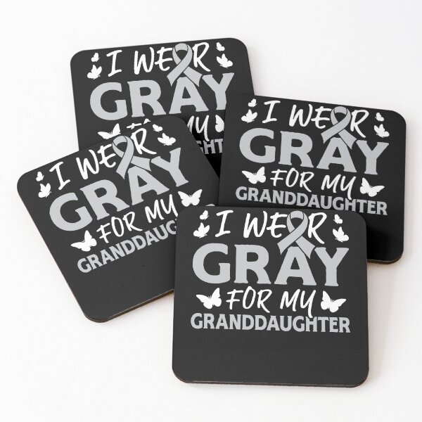 Item preview, Gray for My Granddaughter Brain Cancer Ribbon designed and sold by lsapparel.