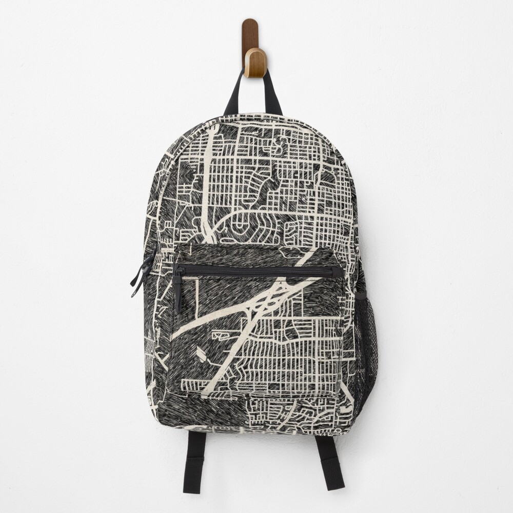 Vista previa del artículo con la obra «Mochila», diseñado y vendido por InkMaps.