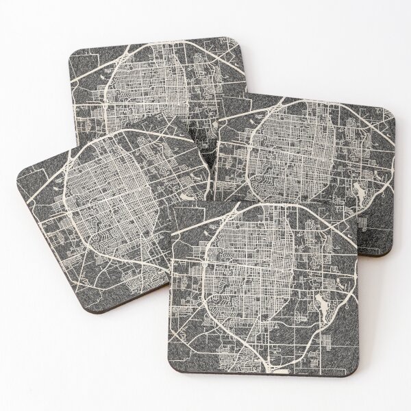 Item preview, Abilene map Texas Ink lines 2 designed and sold by InkMaps.