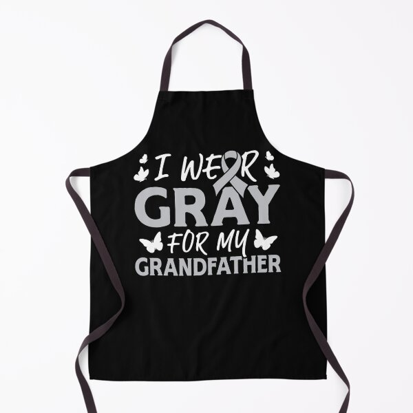 Item preview, Gray for My Grandfather Brain Cancer Ribbon designed and sold by lsapparel.