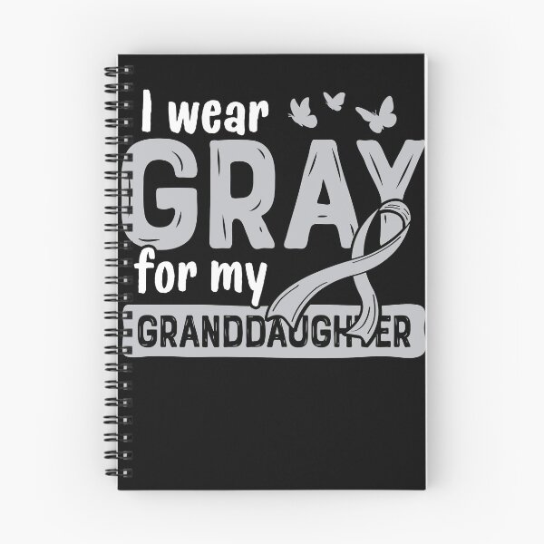 Item preview, Gray for My Granddaughter Brain Cancer Ribbon designed and sold by lsapparel.