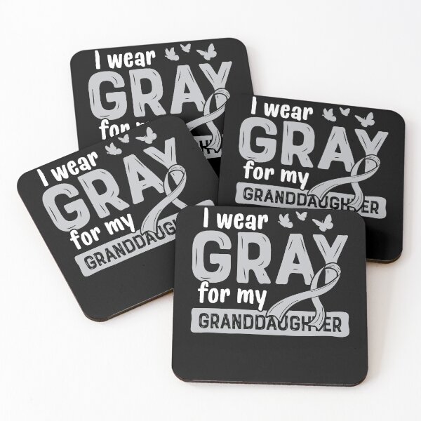 Item preview, Gray for My Granddaughter Brain Cancer Ribbon designed and sold by lsapparel.