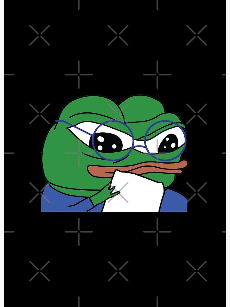 Pepega in HD Twitch Emote | Art Board Print