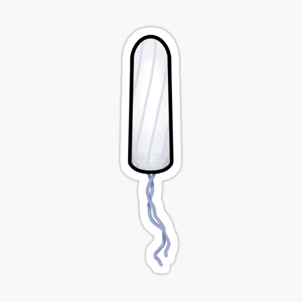 Item preview, Tampon time, Periods and PMS in Blue designed and sold by Joan and Rose.