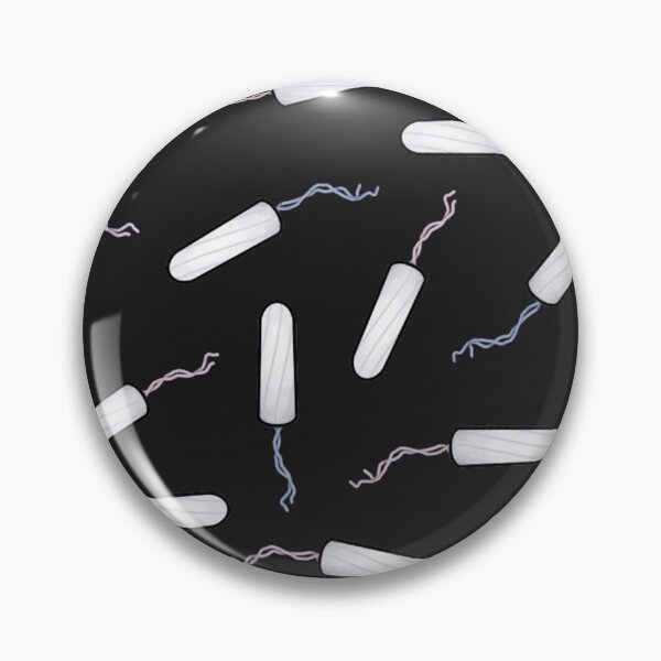 Item preview, Tampon time, Periods and PMS in Black designed and sold by Joan and Rose.