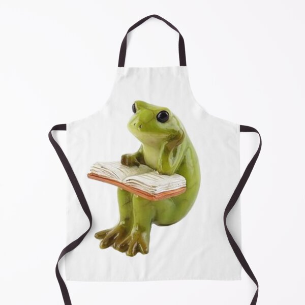 Item preview, Froggy reading a book aesthetic goblincore design designed and sold by StormxBubba.
