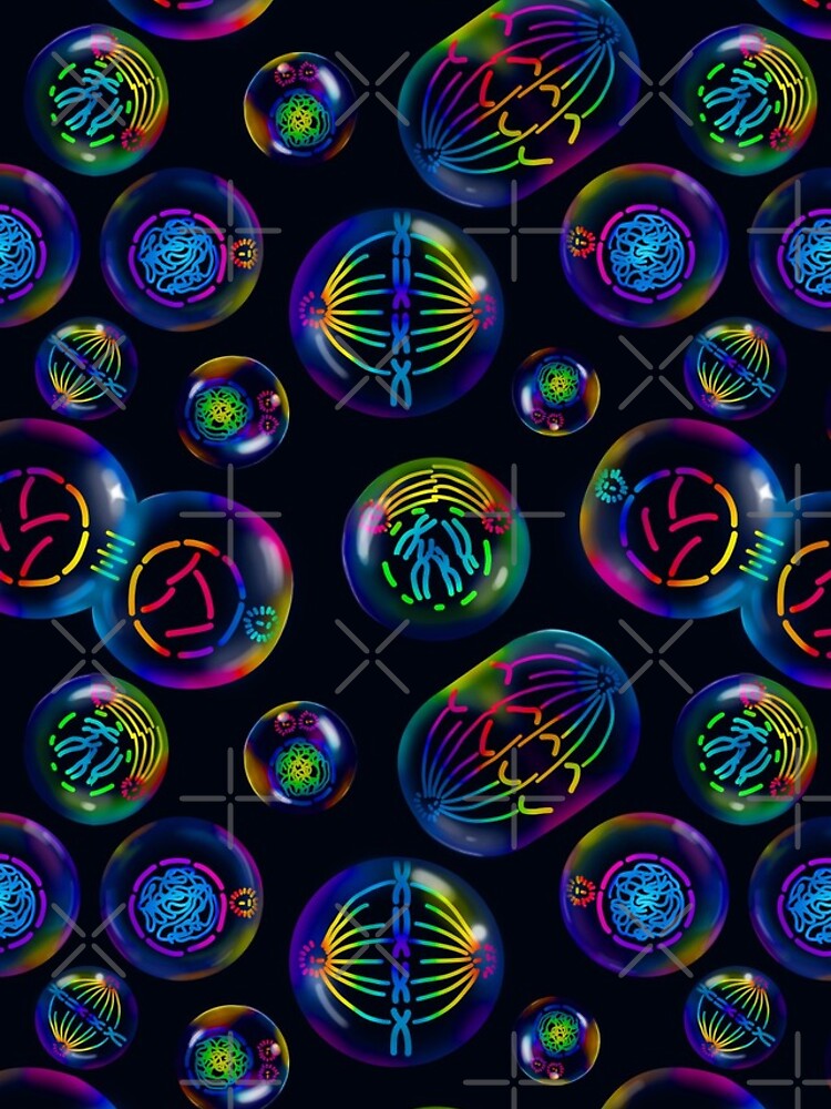 Thumbnail 4 of 4, iPhone Case, Cell division pattern designed and sold by LifeScienceLot.