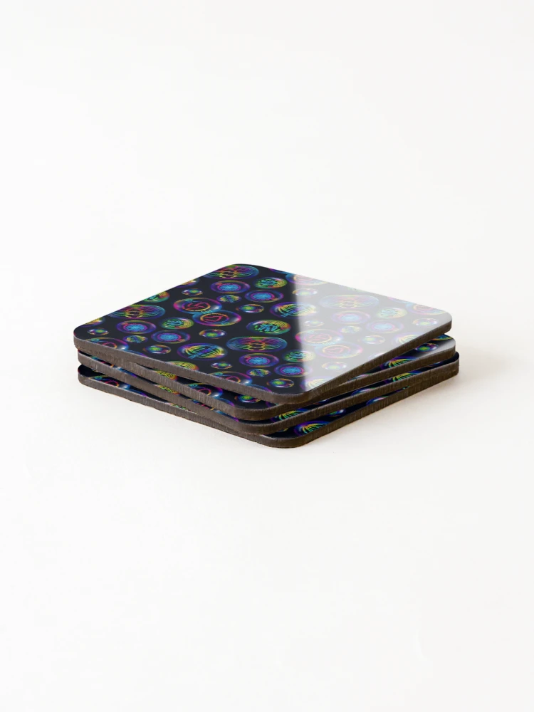 Thumbnail 4 of 5, Coasters (Set of 4), Cell division pattern designed and sold by LifeScienceLot.