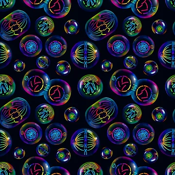 Artwork thumbnail, Cell division pattern by LifeScienceLot
