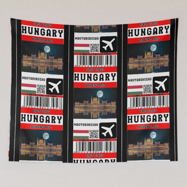 Item preview, Hungary first class boarding pass designed and sold by Travellerz.
