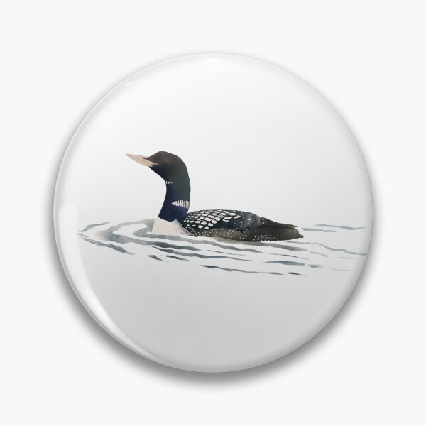 Item preview, Swimming adult breeding plumage Yellow-billed Loon designed and sold by AndrasVasasArt.