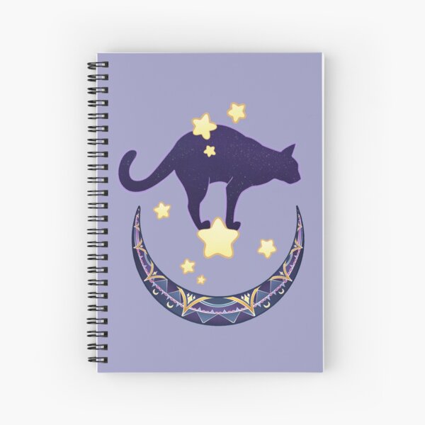 Celestial Kitty - Version 1 Spiral Notebook