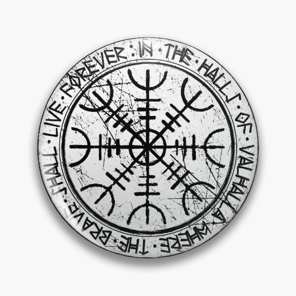 Item preview, Helm of Awe - Icelandic protection stave designed and sold by Loopyful Design.
