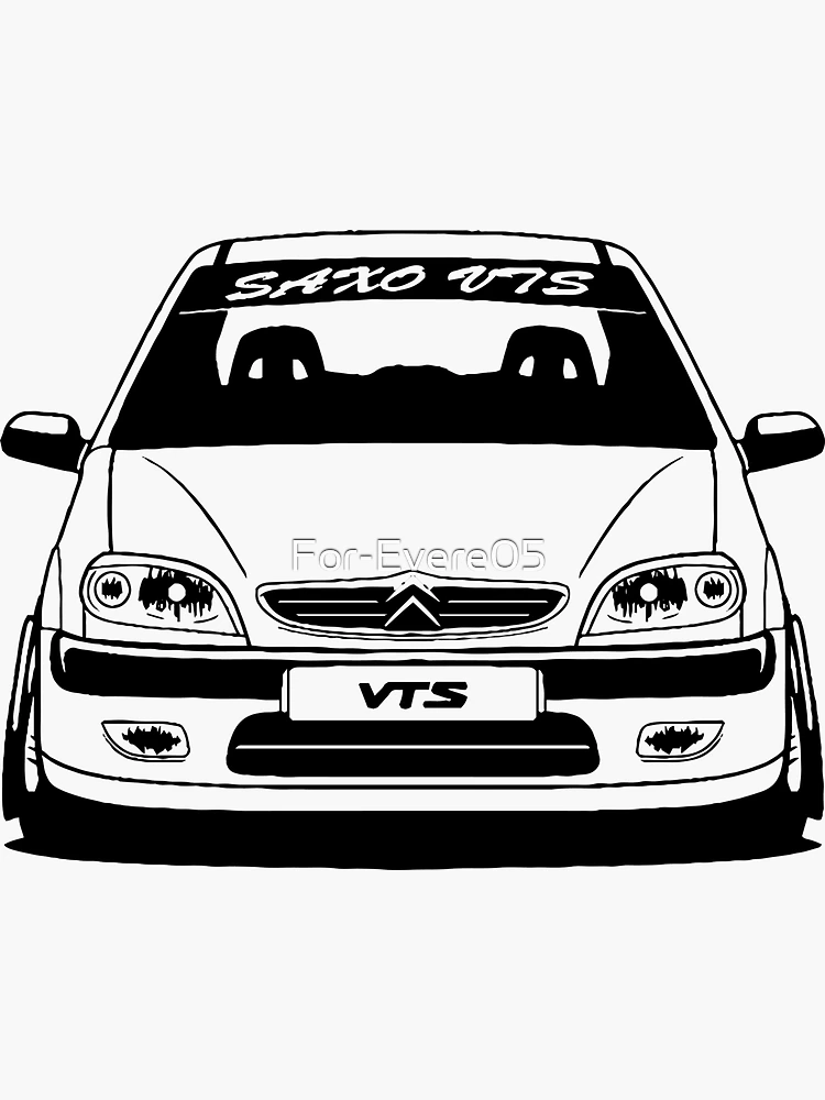 P 11 PORTACHIAVI SAGOMA CITROEN SAXO' VTS - DANY GRAPHIC & STICKERS