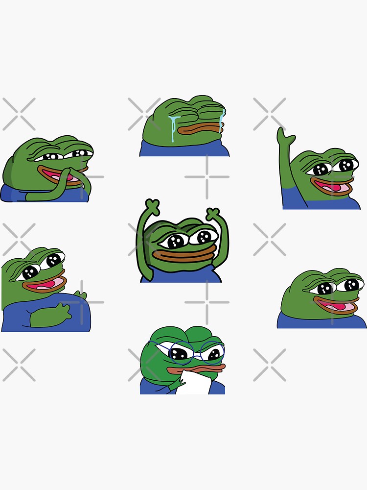 Pepe Twitch-Emotes #1 - Stickers for WhatsApp