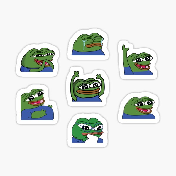 Pepega in HD Twitch Emote  Art Board Print for Sale by Reboot