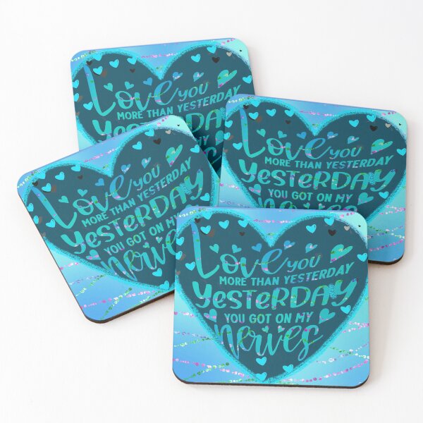 Item preview, I love you more than yesterday ... designed and sold by CreArtation.