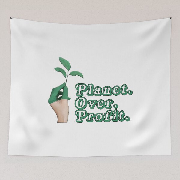 Item preview, Planet over profit design designed and sold by Gawop.