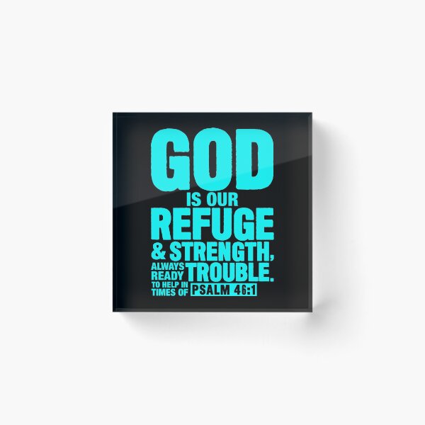Item preview, Psalm 46:1 God Is Our Refuge And Strength designed and sold by plushism.