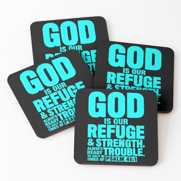 Item preview, Psalm 46:1 God Is Our Refuge And Strength designed and sold by plushism.