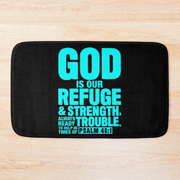 Item preview, Psalm 46:1 God Is Our Refuge And Strength designed and sold by plushism.
