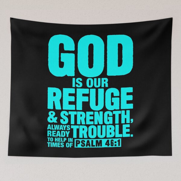 Item preview, Psalm 46:1 God Is Our Refuge And Strength designed and sold by plushism.