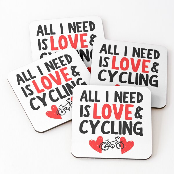 Item preview, All I need is love and cycling designed and sold by TheGreenGoat.