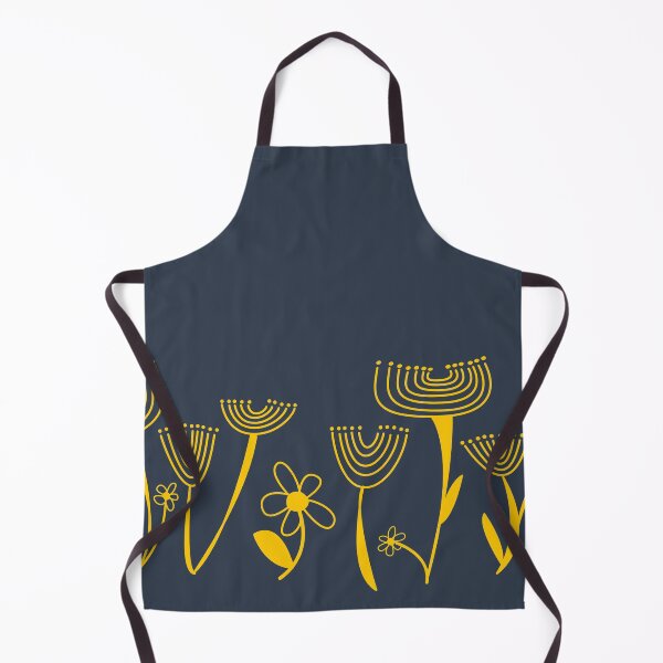 Item preview, Simple, abstract, artsy graphic yellow drawn flowers floral sketch - Caroline Laursen Original designed and sold by Caroline Laursen.