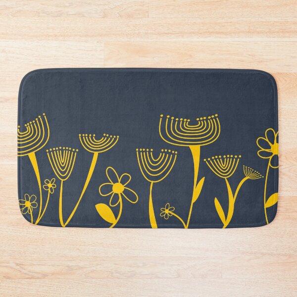 Item preview,  Simple, abstract, artsy graphic yellow drawn flowers floral sketch - Caroline Laursen Original designed and sold by Caroline Laursen.