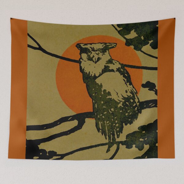 Item preview, Owl and the sun designed and sold by OroboroCustom.