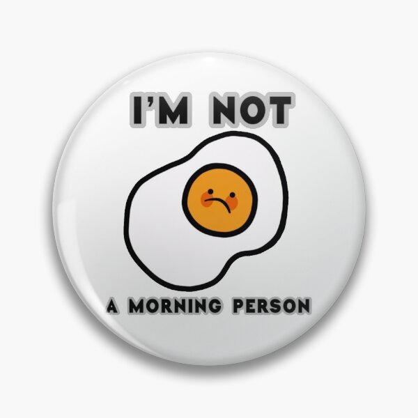 Item preview, Not a morning person, overcooked sad and mad egg designed and sold by Barolina.