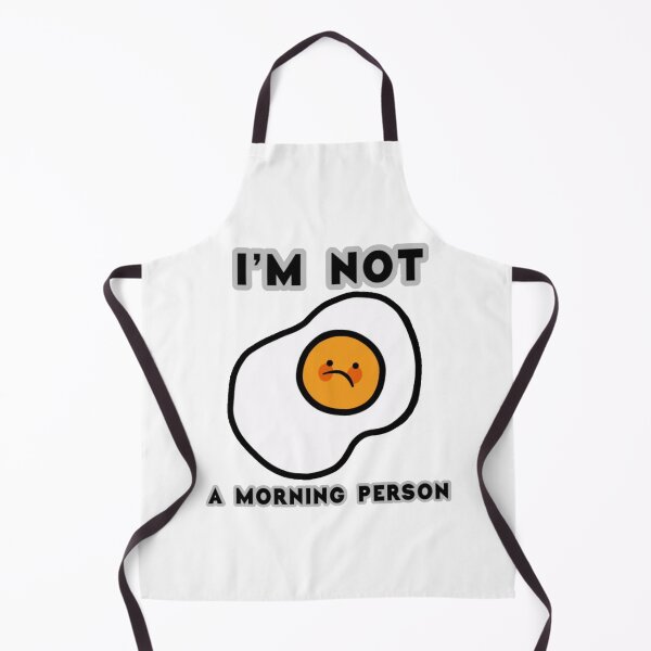 Item preview, Not a morning person, overcooked sad and mad egg designed and sold by Barolina.